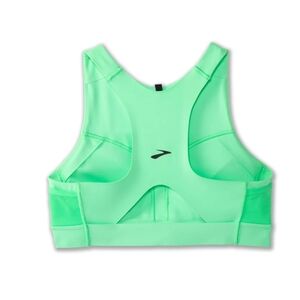 Brooks Drive  Pocket Run Neon Fluorescent Lime Green Bra New Nightlife Size 40 C